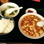 Matsunoki Hanten - 麻婆豆腐定食 ¥750