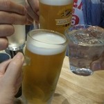 やき鳥 友楽 - 本日三度目の乾杯！