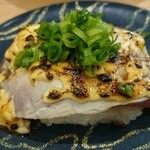 がってん寿司 - 不明炙りのマヨダレ240円