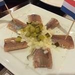 Restaurant Haesje Claes - ニシンの塩漬け（6ユーロ）