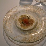 シェ・イノ - 前菜①：赤ウニ、ムース仕立て