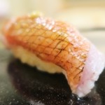 日本橋蛎殻町 すぎた - 金目鯛の炙り、辛子