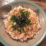 Yakuzen Harihari Nabe Gonju - ふぐの子飯。是非試してください。