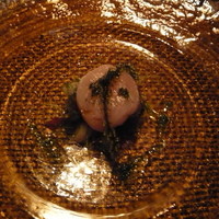 boB the garden Ginza - 海老のたたき　うど　海ブドウ　青りんごビネガー風味