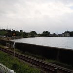 長崎楼 - 駐車場からは海が見えます。