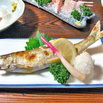 よし半 - 愛知あゆ塩焼き