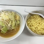 KAZE本店 - 限定 軍鶏の鶏油かけ海老塩つけ郎 麺300g