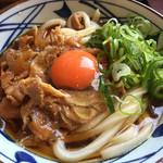 丸亀製麺 - 豚玉ぶっかけ（冷）