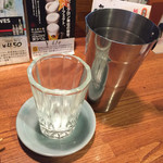 Yakitori Dubora - 熱燗コップで