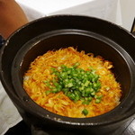 うぶか - 飯物　駿河湾の桜海老　アスパラガス