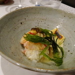 うぶか - 焼物　昆布森毛蟹　湯葉　煎り出汁