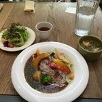 スリーリトル バーズ カフェ - 2016/05/05あいがけカレー