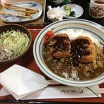 お多福 - メンチカツカレー