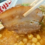 八番山ばりきや - 【2016.5.5(木)】こってりみそらーめん(並盛・150g)800円のチャーシュー