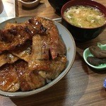 豚丼きみお - 炭火焼豚丼(並) 650円税込＋肉増し 150円税込