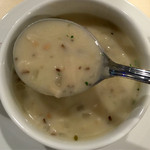 The Manhattan FISH MARKET - 本日のスープ（マッシュルーム）税込216円