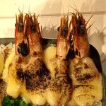 The Manhattan FISH MARKET - フレーミングシーフードプラッターのエビ