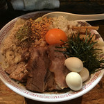 男そば 連獅子 - 男そば汁なし大前スペシャル