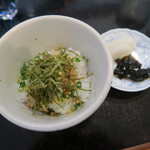 懐石一空 - 28年5月　穴子茶漬け　昆布山葵漬け