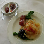 前菜と豆板醤、XO醤