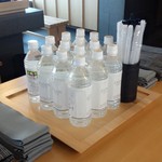 アマン東京 - ロッカールームにもお風呂にもミネラルウォーターあり☆