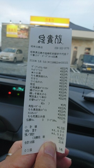 オープンしたなら行かなくちゃ By ３時のパパ 鳥貴族 岐阜羽島店 岐阜羽島 焼鳥 食べログ