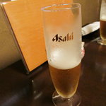 滋味風味 小豆 - アサヒ熟撰生ビール　飲みかけ…^^;