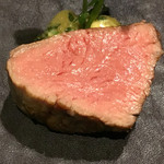 スカイレストラン634 - 仔牛フィレ肉の断面