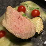 スカイレストラン634 - 仔牛フィレ肉の断面