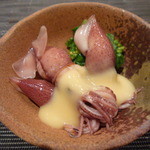 付だし　蛍烏賊の酢味噌和え