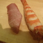 つきぢ神楽寿司 - 中トロ・えび