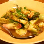 ベトナム料理 オーセンティック - 広東斗白とさしぼ（いたどりの新芽）の炒め煮