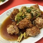 台湾ラーメン 幸龍 - 酢豚❗️