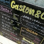 Gasutonandogyasupa - 店頭のメニュー