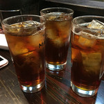 炭火焼肉 ぐら - 「黒烏龍茶」でカンパ〜イ♫