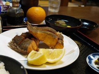 Kuroshio - から揚げ定食の鯛とヒラメのから揚げ