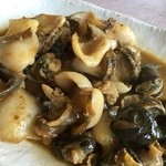 大衆磯料理 磯辺 - アワビのバター炒め