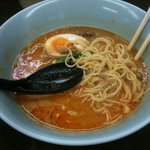 くるまやラーメン　 - 坦々麺；残念なお味