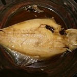 大戸屋 - かれいの煮付け 裏面 自分でひっくり返しました