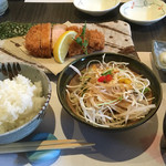 とんかつ食房 厚○ - 厚切りロース定食