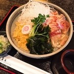 そば処富永 - 冷したぬきうどん(780円)