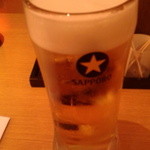 一軒め酒場 - 生ビール　360円