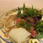 くろぎ - 宮崎牛のシャトーブリアン、花山椒で