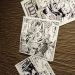 スタープラチナ - トイレの中にイラストが・・。あれ変だぞ？文字が・・