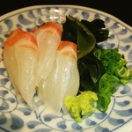 旬彩 鯛樹 - <゜)#)))彡 鯛のお刺身❤
      ヽ(●´ε｀●)ノ