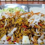印度家庭料理 レカ - 印度家庭料理 レカ ＠西葛西 チキン・ビリャニ 横からの眺め