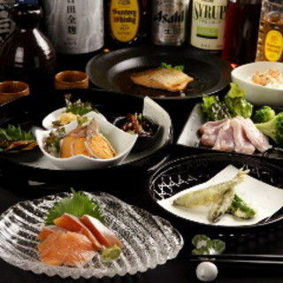 【当店人気ＮＯ１】琵琶湖八珍コース（飲み放題付）5,500円