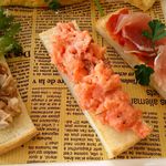 ボンジュール - 2016.05.02デイリーランチ（月）カナッペ3種