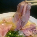 丿貫 - 金目鯛ベースのマッドクラブそば・950円　うずら・50円