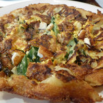 慶ちゃん - 海鮮チヂミ（海老、あさり、イカ、卵、ネギ）